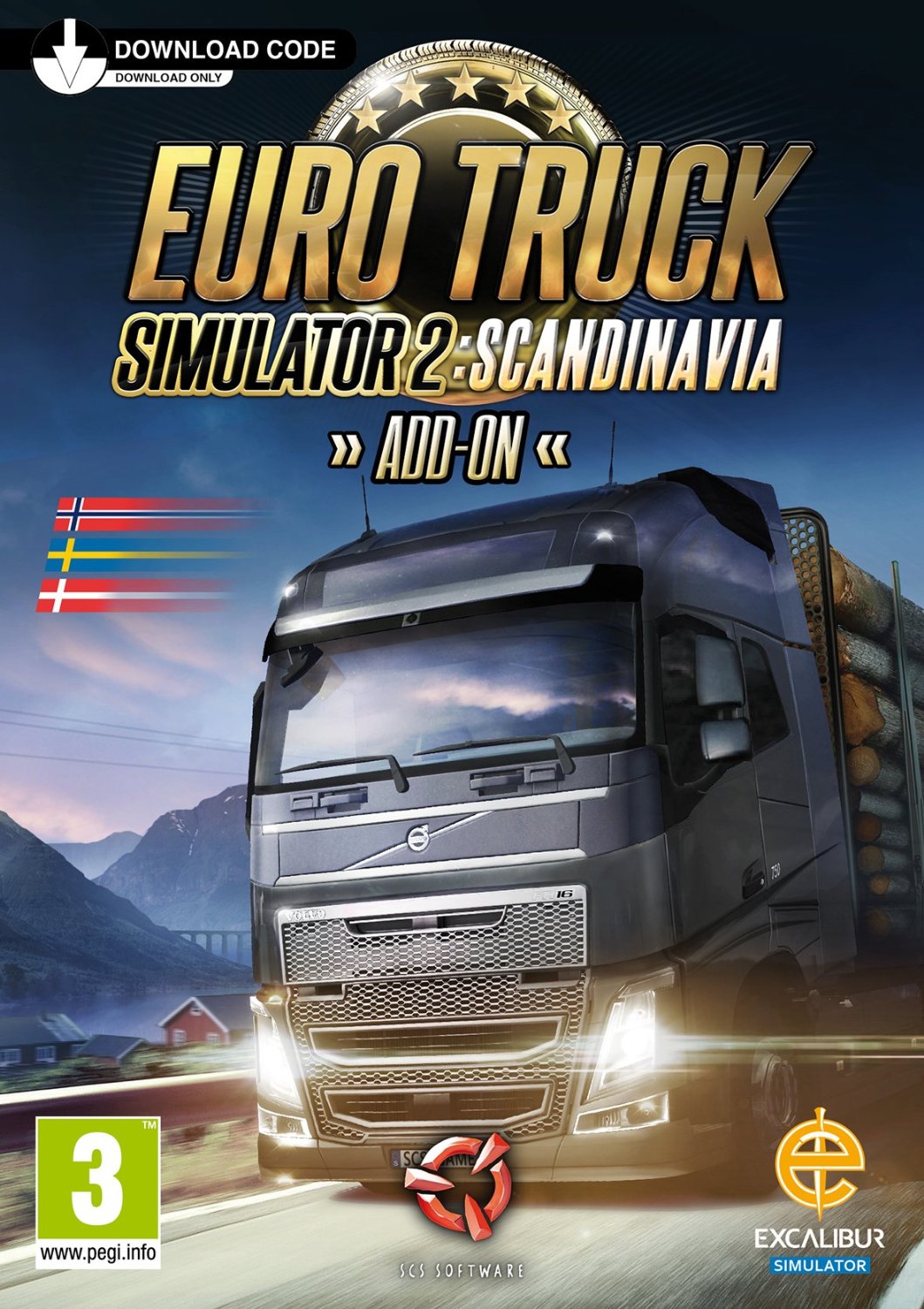 Euro Truck Simulator 2 – Scandinavia DLC EU Steam Altergift